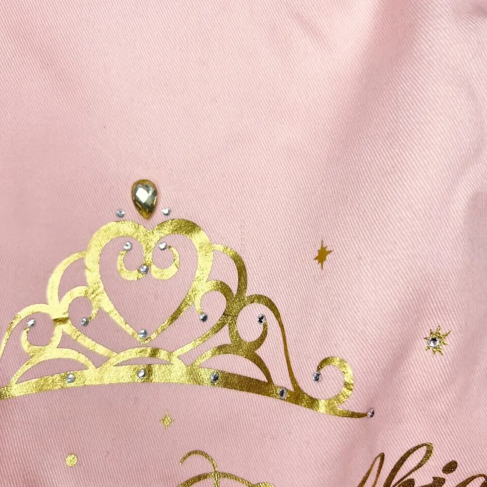 Walt DIsney World Bibbidi Bobbidi Boutique Pink Drawstring Style Backpack